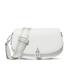 Bolsa Transversal Mila Média De Couro