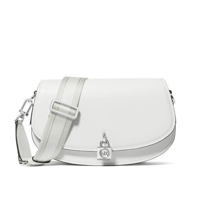 Bolsa Transversal Mila Média De Couro